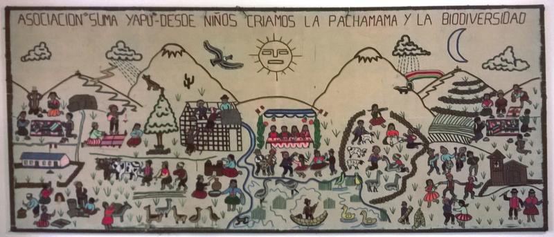 Mural criamos la pachamama