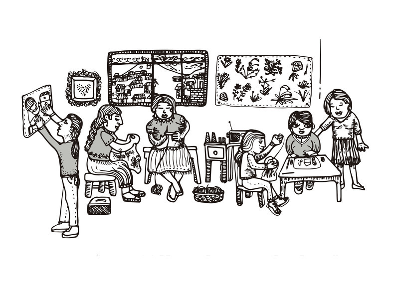 Imagennuestro taller de bordado